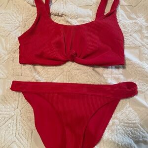 Hollister Red Bikini Set
